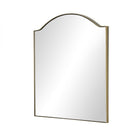 Four Hands Jacques Mirror in Antique Brass on a white background at Addison West