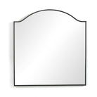 Four Hands Jacques Mirror in Gunmetal on a white background at Addison West