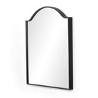 Four Hands Jacques Mirror in Gunmetal on a white background at Addison West