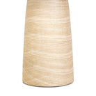 Close up of Four Hands Janice Bistro Table-36" in Sand Striae on a white background at Addison West