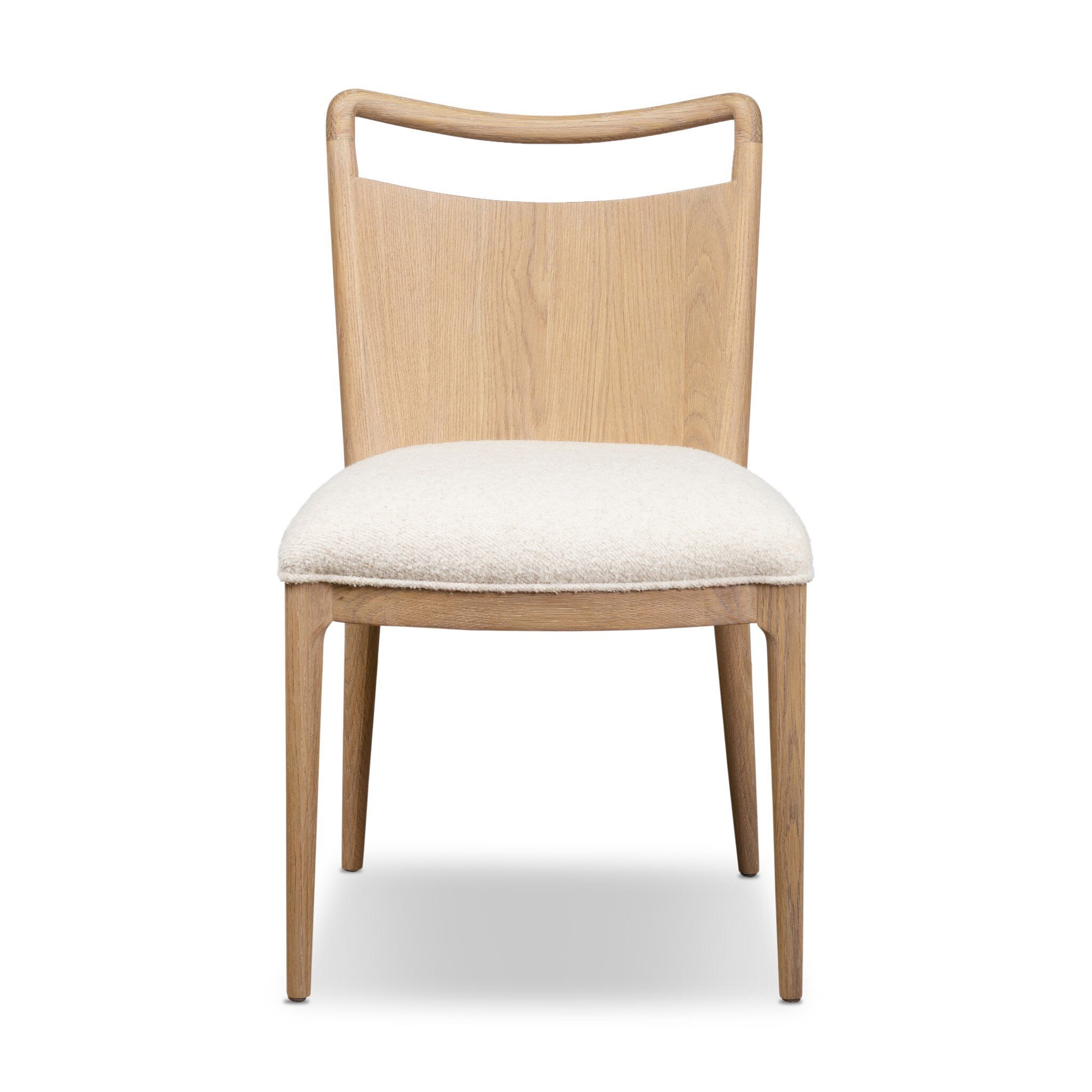 Four Hands Jessen Dining Chair Gibson in Charter Oatmeal on white background at Addison West.
