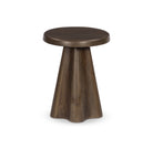 Four Hands Jinx End Table in Tawny Mango on a white background at Addison West