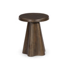 Four Hands Jinx End Table in Tawny Mango on a white background at Addison West