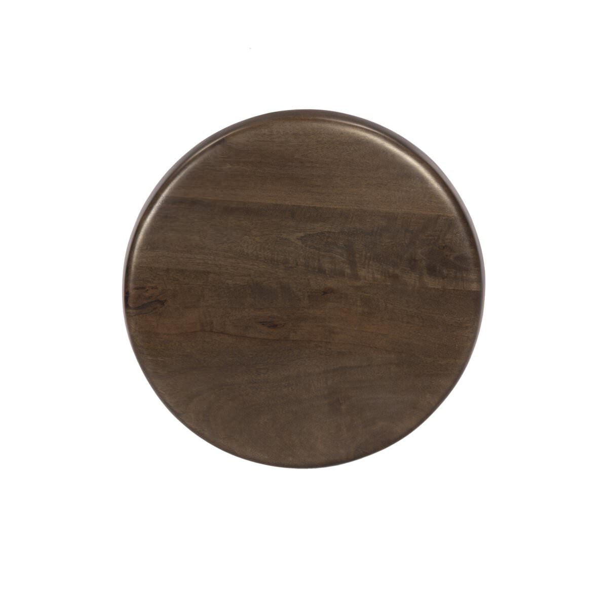 Top of Four Hands Jinx End Table in Tawny Mango on a white background at Addison West