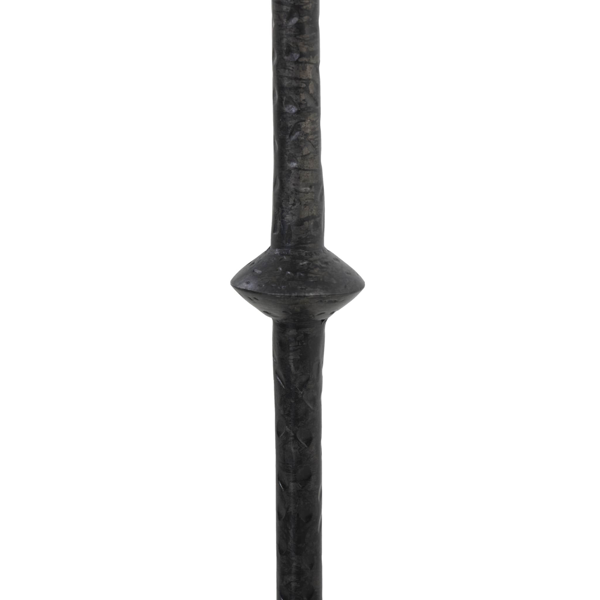 Four Hands Jocelyn End Table in Veined White Marble on white background at Addison West.