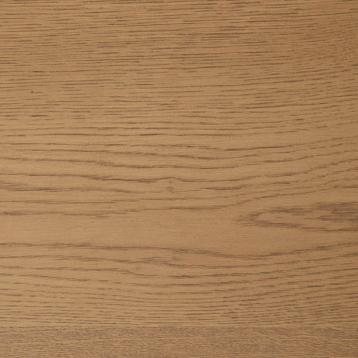 Close up of Four Hands Joji Nesting Coffee Table in Natural Oak Veneer in Large on a white background at Addison West
