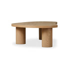 Four Hands Joji Nesting Coffee Table in Natural Oak Veneer in Large on a white background at Addison West