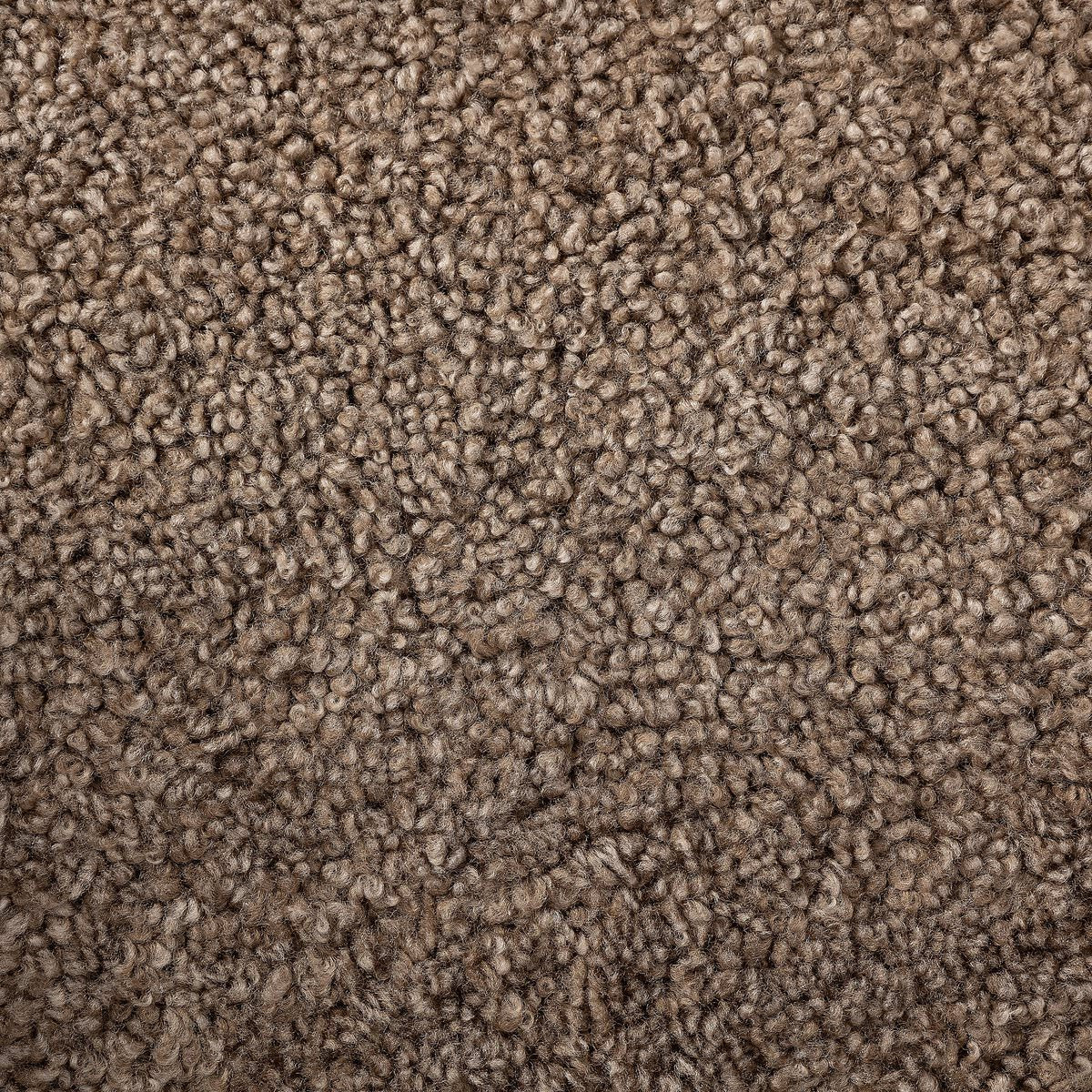 Close up of Four Hands Julius Swivel Chair in Taupe Shearling