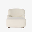 Four Hands Kadon Chaise Lounge In Natural Sheepskin on a white background