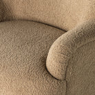 Four Hands Kadon Swivel Chair In Sheepskin Camel - Addison West