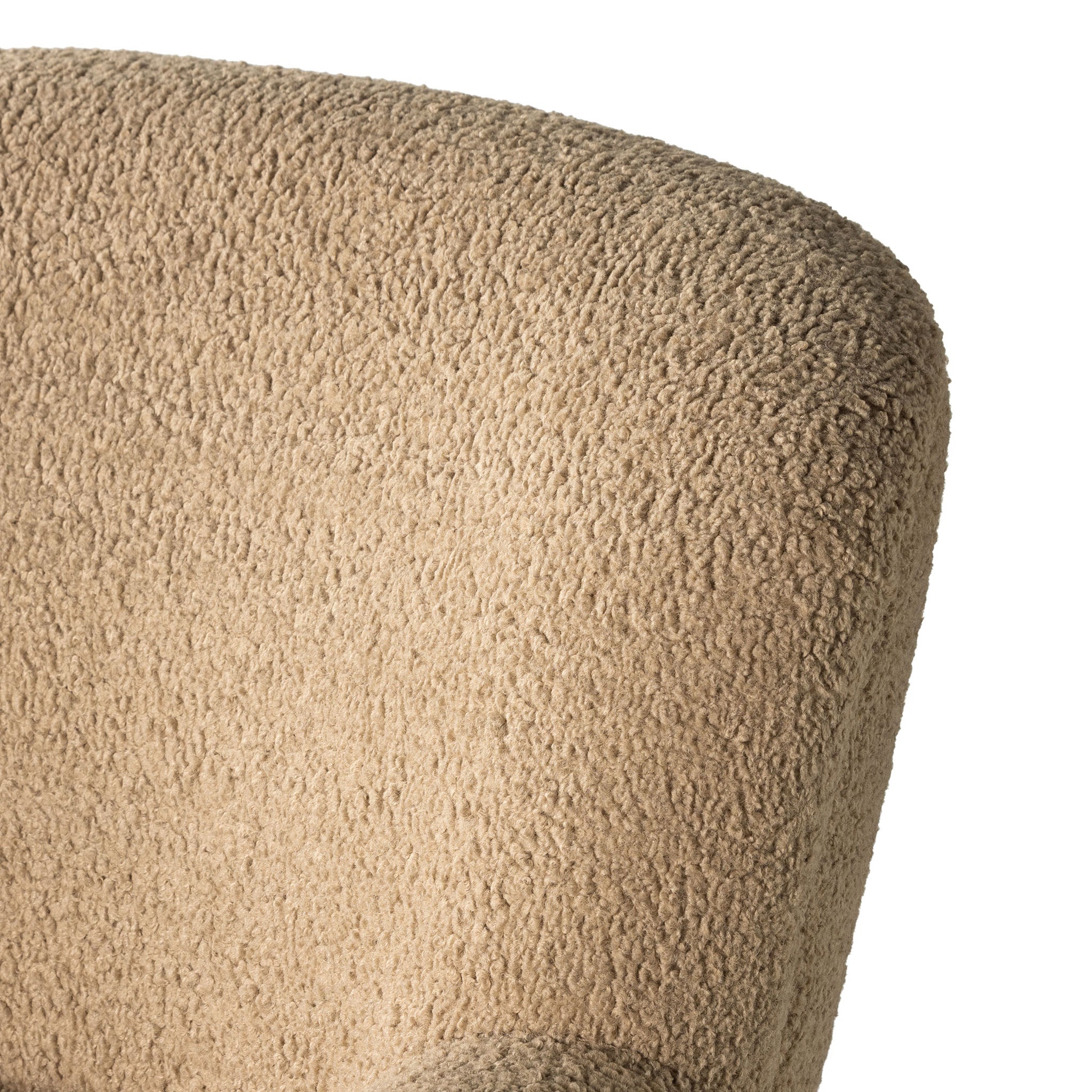 Four Hands Kadon Swivel Chair In Sheepskin Camel - Addison West