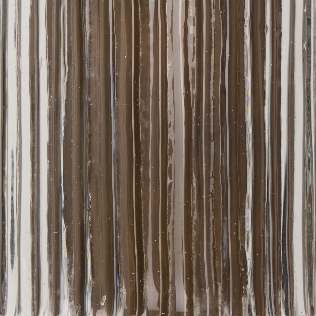 Close up of Four Hands Kenji Sconce in Clear Reeded Glass at Addison West