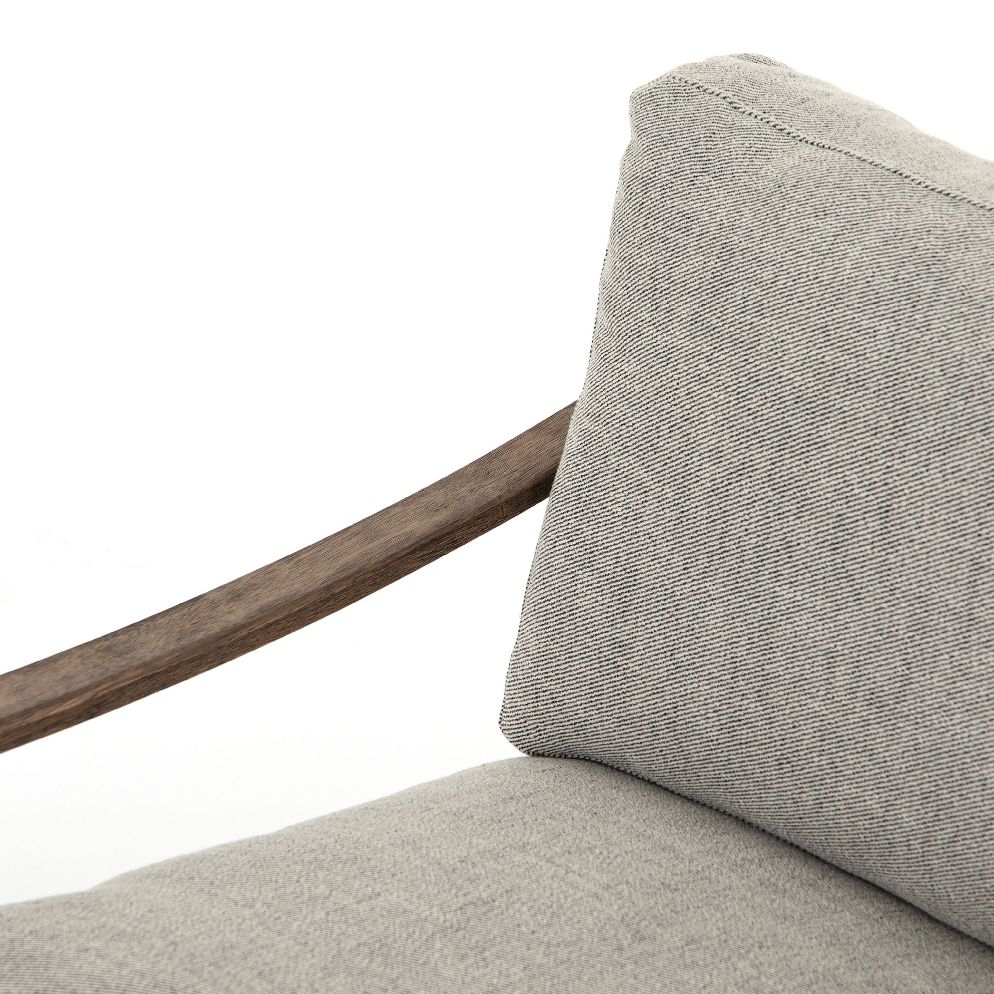 Four Hands Kennedy Chair In Gabardine Grey - Addison West