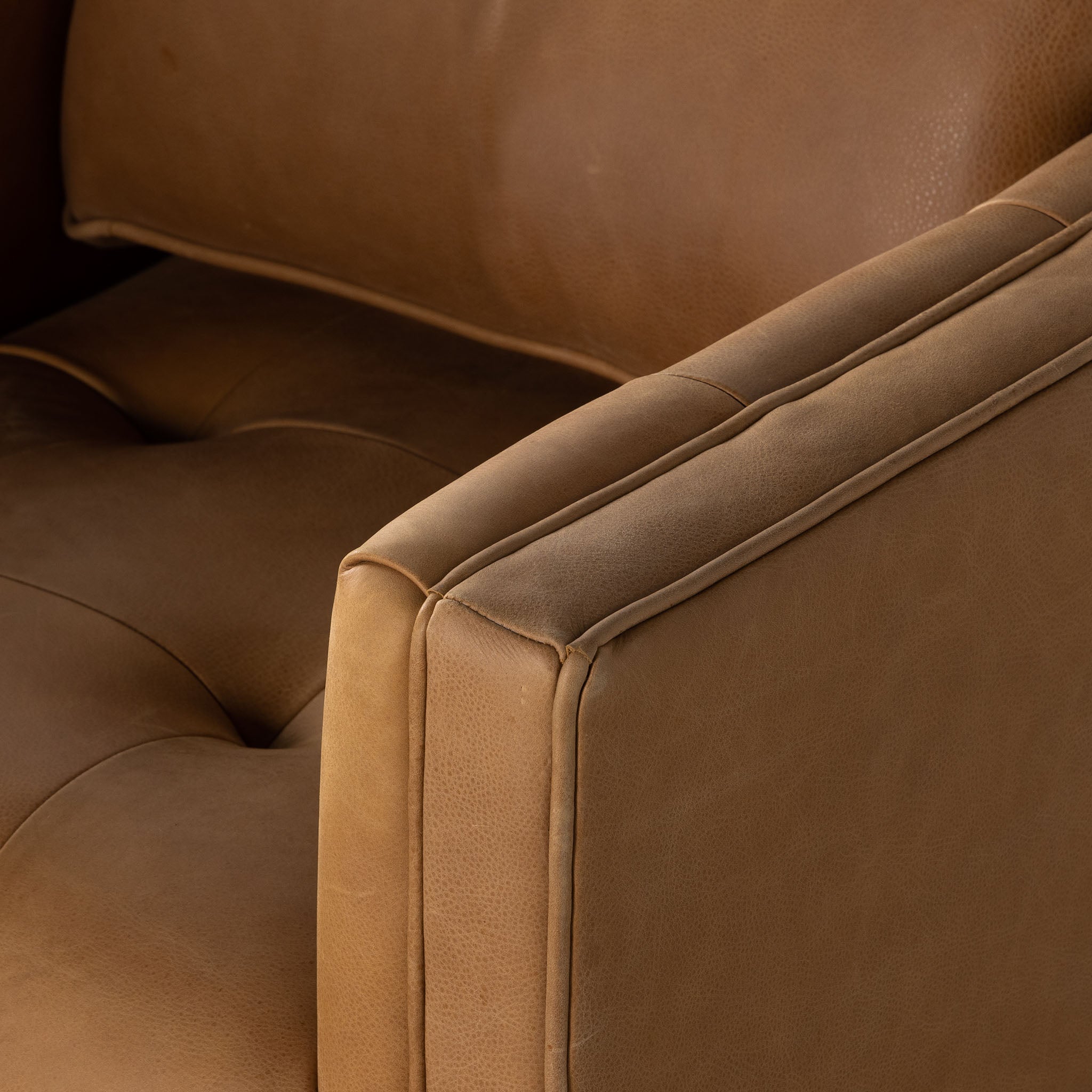 Four Hands Kiera Swivel Chair In Palermo Cognac - Addison West