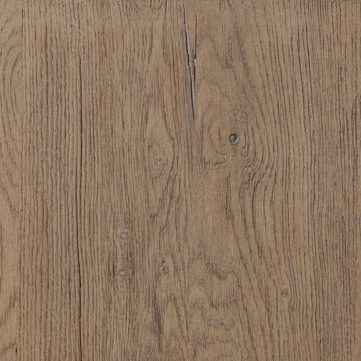 Close up of Four Hands Knox Accent Bench in Light Hair on Hide at Addison West