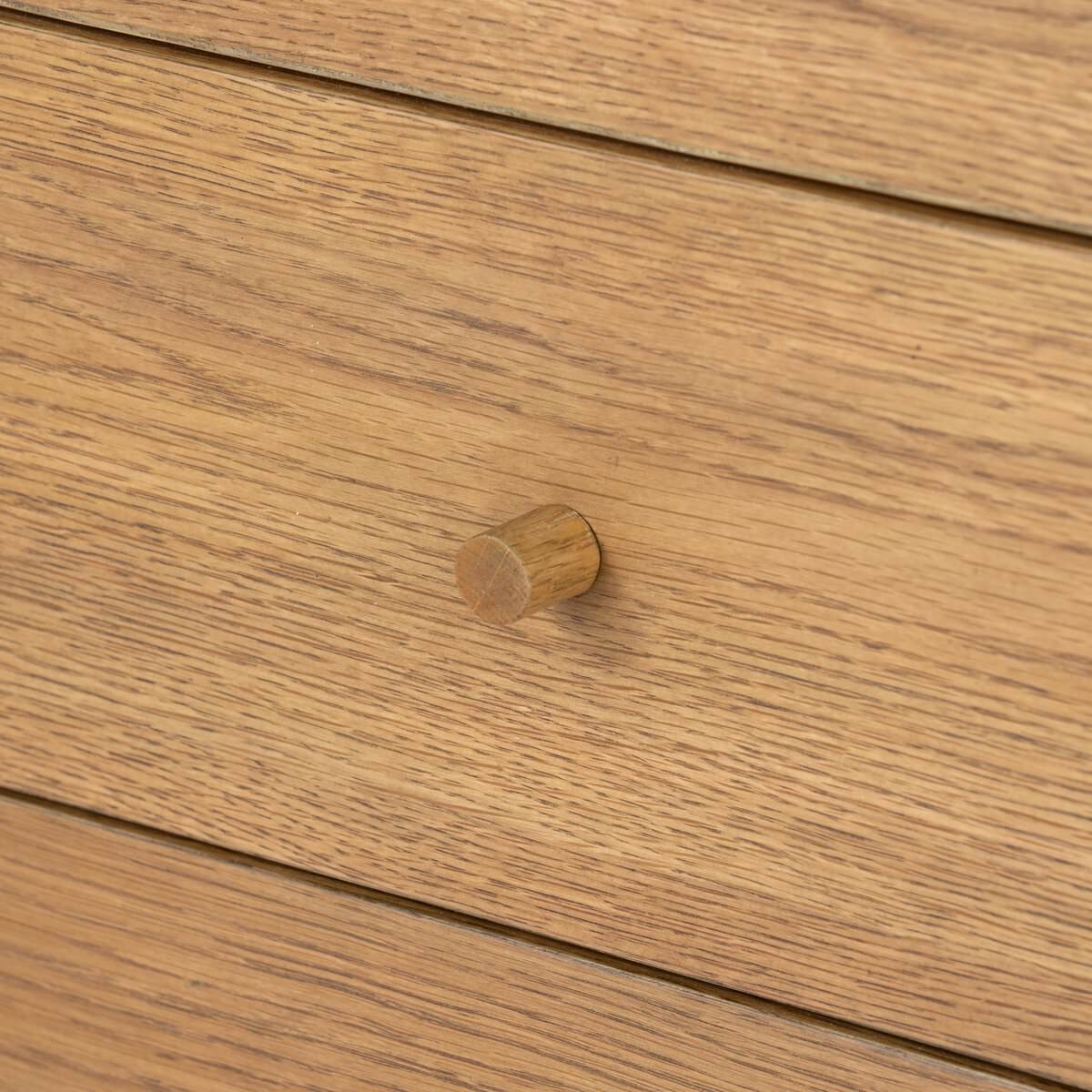 Close up of Four Hands Meadow 5 Drawer Dresser