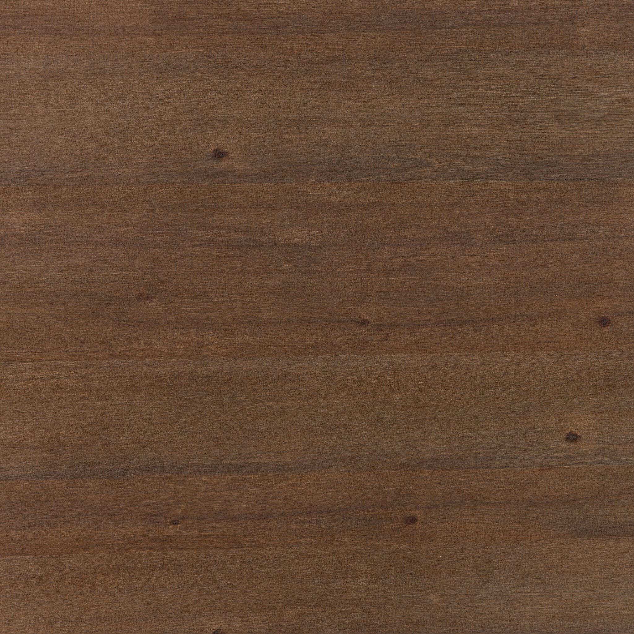 Four Hands Melina Extension Dining Table in Weathered Acacia Veneer on white background at Addison West.