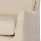 Four Hands Monette Slipcover Swivel Chair In Brussels Natural - Addison West