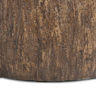 Close up of Four Hands Nemo End Table in Smooth Sandy Concrete on a white background at Addison West