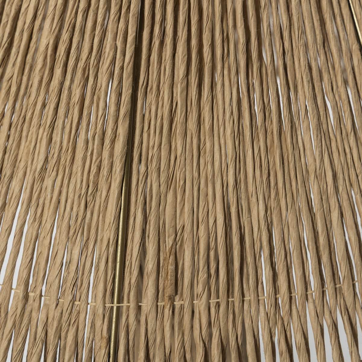 Close up of Four Hands Nessa Table Lamp in Antique Brass Iron on a white background at Addison West