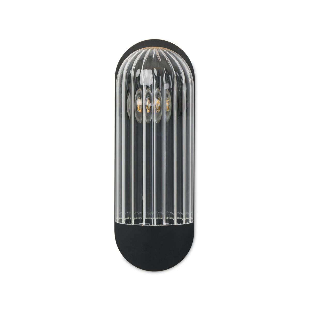 Four Hands Odyssey Sconce in Black Gunmetal on a white background at Addison West