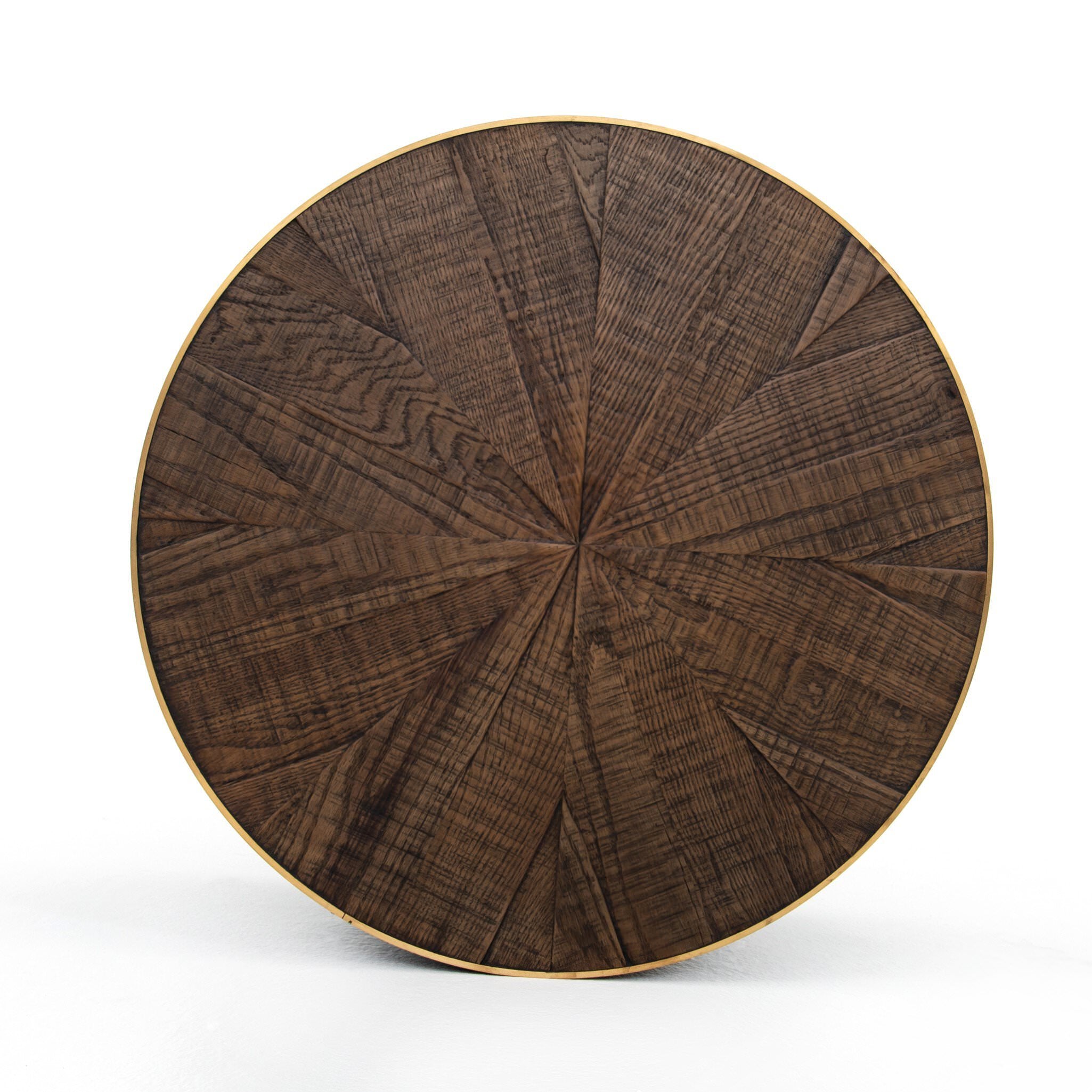 Four Hands Perry Bunching Table in Light Ebony on a white background at Addison West