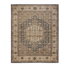 Four Hands Prato Hand Knotted Rug in Prato Espresso, 9'x12' on a white background at Addison West
