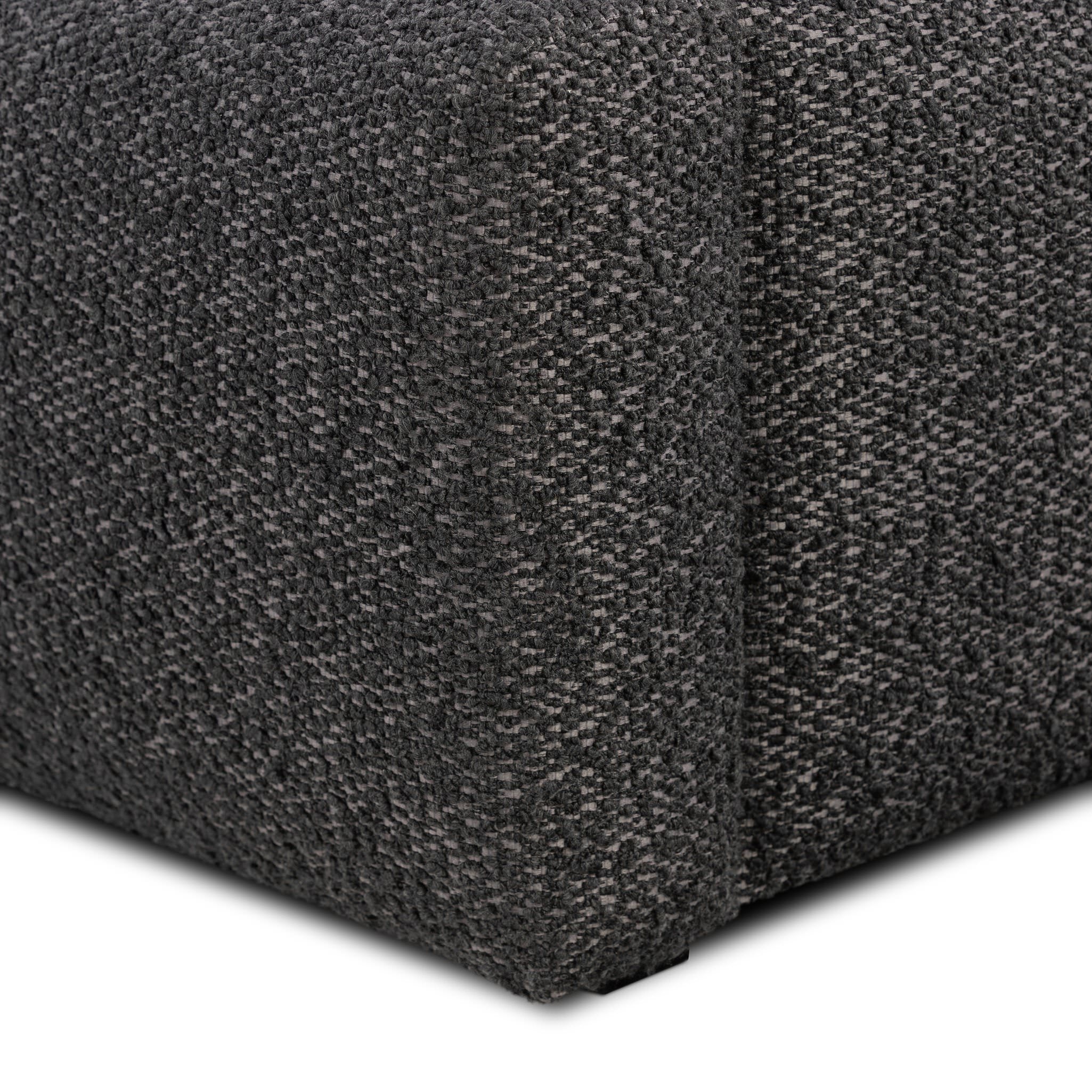 Four Hands Quincy Bed in Lisbon Charcoal, Queen on white background at Addison West.