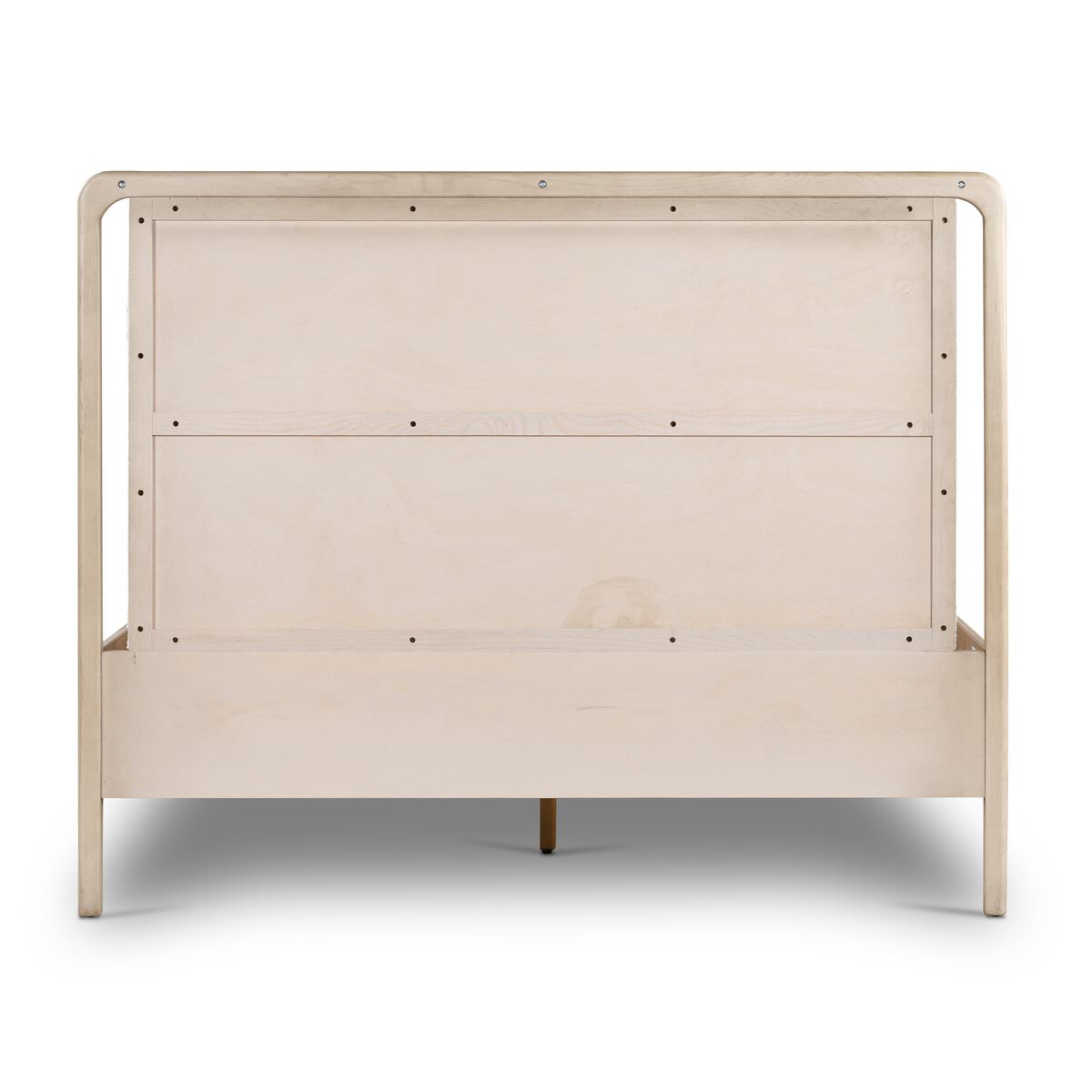 Back of Four Hands Rosedale Bed in Knoll Natural on a white background