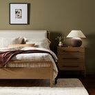 Four Hands Rosedale Bed in Knoll Natural in a modern bedroom