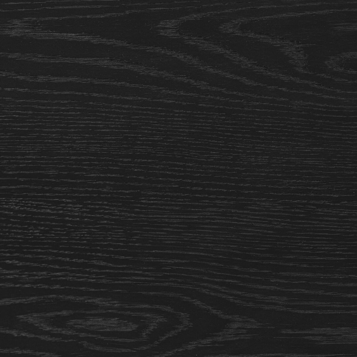 Close up of Four Hands Rosenell Console Table - 78" in Black Oak Solid at Addison West