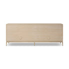 Back of Four Hands Rosenell Sideboard in Natural Paper Cord on a white background at Addison West