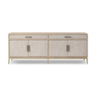 Four Hands Rosenell Sideboard in Natural Paper Cord on a white background at Addison West