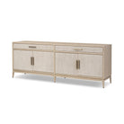 Four Hands Rosenell Sideboard in Natural Paper Cord on a white background at Addison West