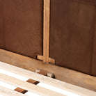 Close up of Four Hands Salado Bed in Heirloom Sienna on a white background at Addison West