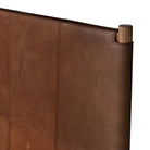 Close up of Four Hands Salado Bed in Heirloom Sienna on a white background at Addison West