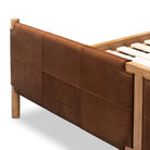 Close up of Four Hands Salado Bed in Heirloom Sienna on a white background at Addison West