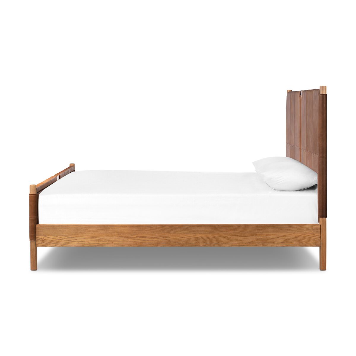 Four Hands Salado Bed in Heirloom Sienna on a white background at Addison West
