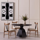 Four Hands Sargon Dining Table in Bluestone in a dining room at Addison West
