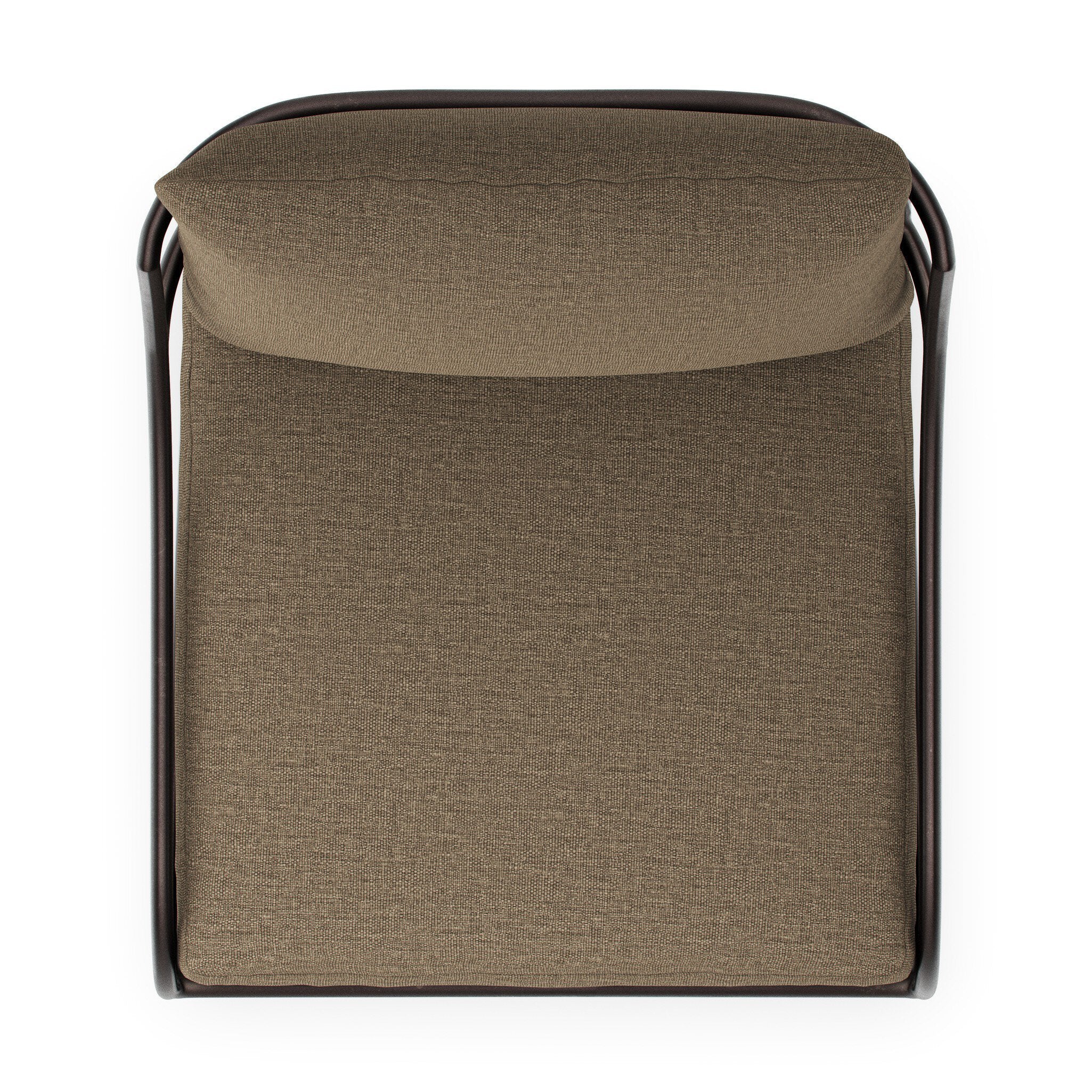 Four Hands Segovia Outdoor Dining Chair in Alessi Fawn on a white background at Addison West