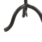 Close up of Four Hands Selby Table Lamp in Black Wrought Iron on a white background at Addison West