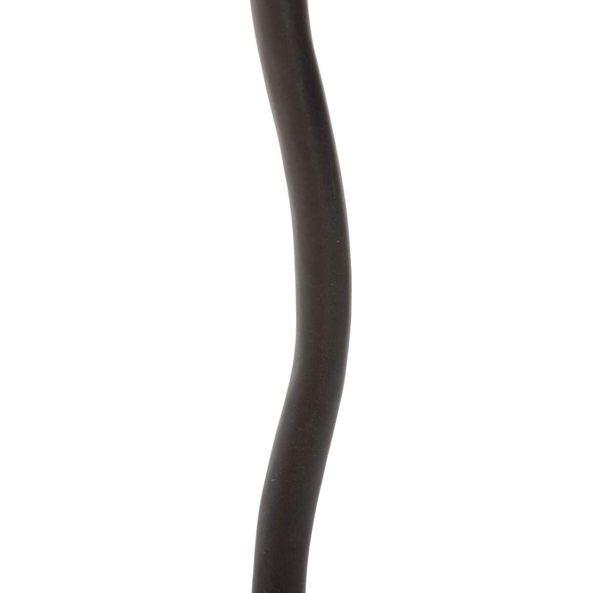 Close up of Four Hands Selby Table Lamp in Black Wrought Iron on a white background at Addison West