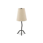 Four Hands Selby Table Lamp in Black Wrought Iron on a white background at Addison West