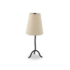 Four Hands Selby Table Lamp in Black Wrought Iron on a white background at Addison West