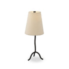 Four Hands Selby Table Lamp in Black Wrought Iron on a white background at Addison West