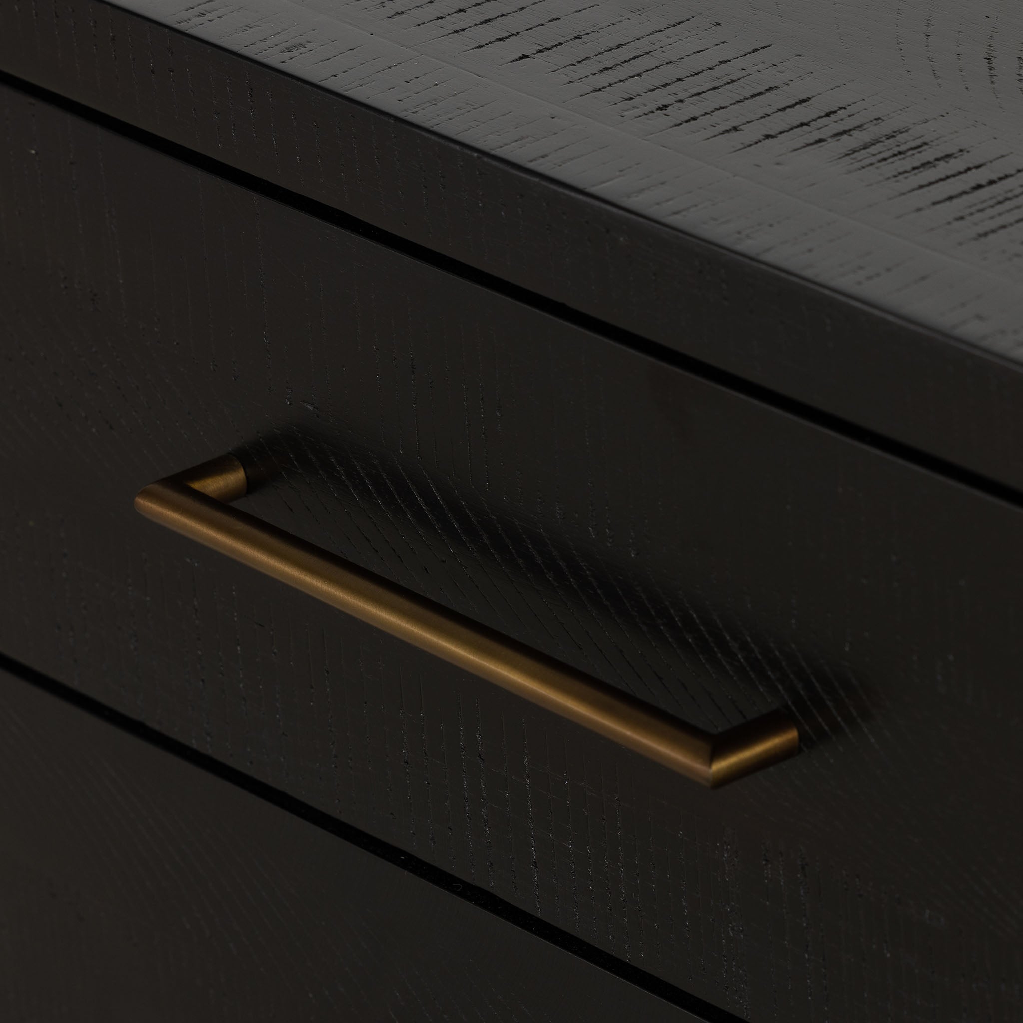 Four Hands Suki Nightstand in Burnished Black - Addison West