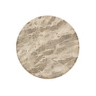 Top of Four Hands Sylas End Table in Fossil Marble on a white background at Addison West