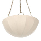 Close up of Four Hands Teague Pendant in Antique Brass Iron on a white background at Addison West