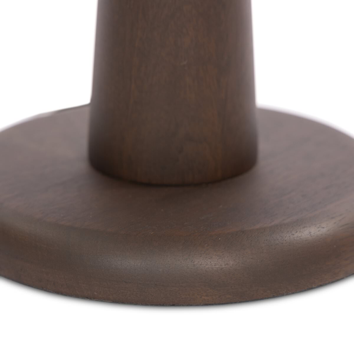 Close up of Four Hands Tennon Table Lamp in Russet Mango on a white background at Addison West