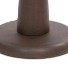 Close up of Four Hands Tennon Table Lamp in Russet Mango on a white background at Addison West